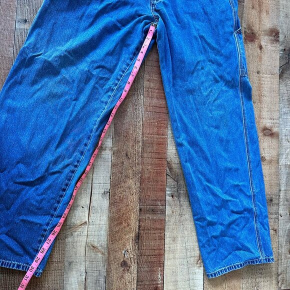 Levis Silvertab Mens Relaxed Fit Blue Denim Jeans 34x34 100% Cotton Straight Leg - Picture 8 of 12